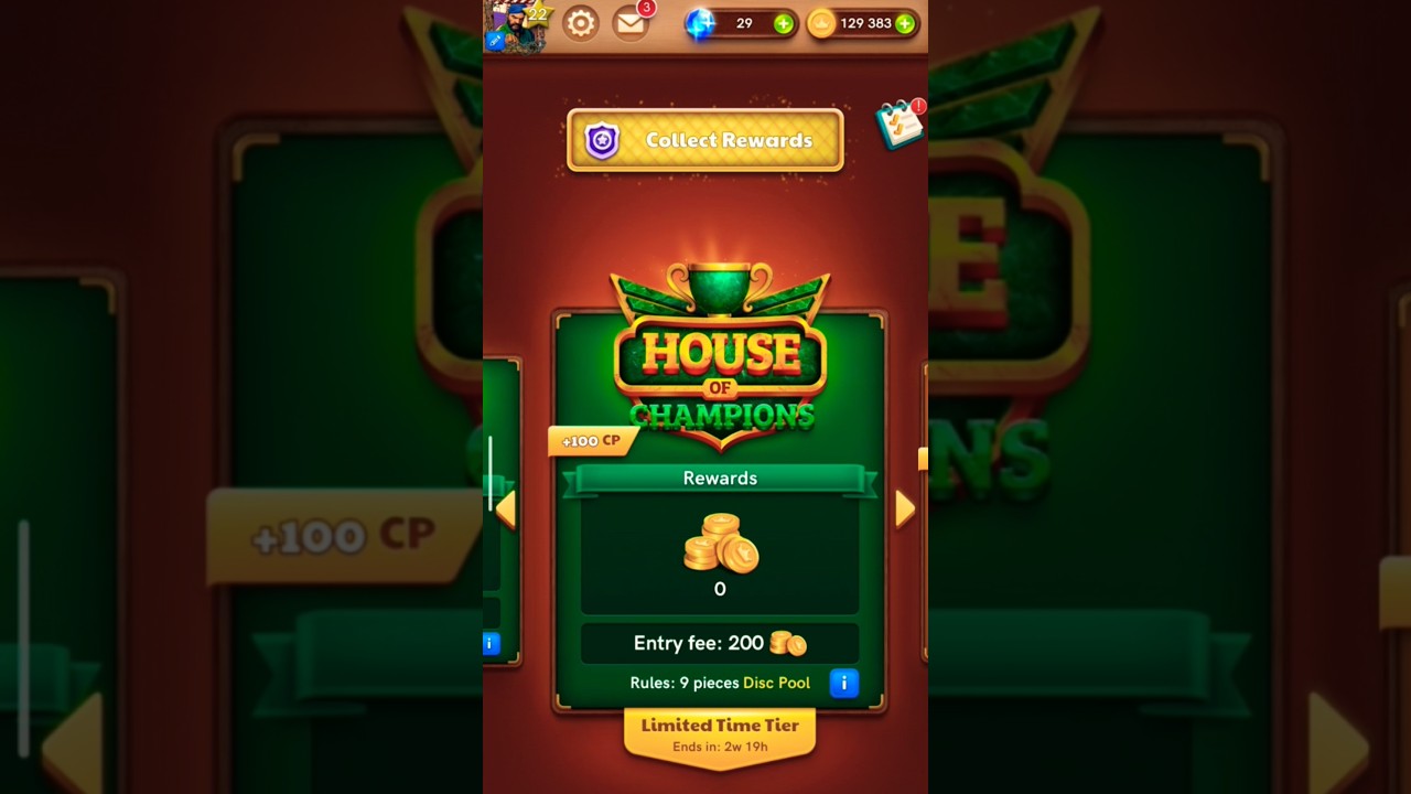 Upcoming New Table House Of Champions🔥🔥||New Table in Carrom Pool 🤗&hearts;️#houseofchampion #newtable