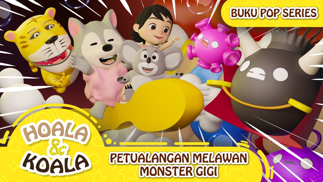 Monster Gigi & Pasta Ajaib | Hoala & Koala BukuPOP Episode 3