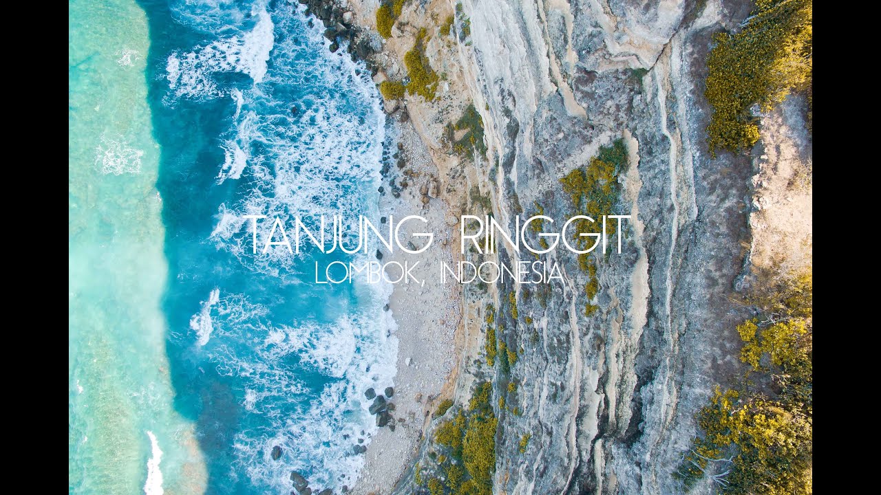 DJI - Keindahan Pantai Pink Tangsi Lombok, Indonesia