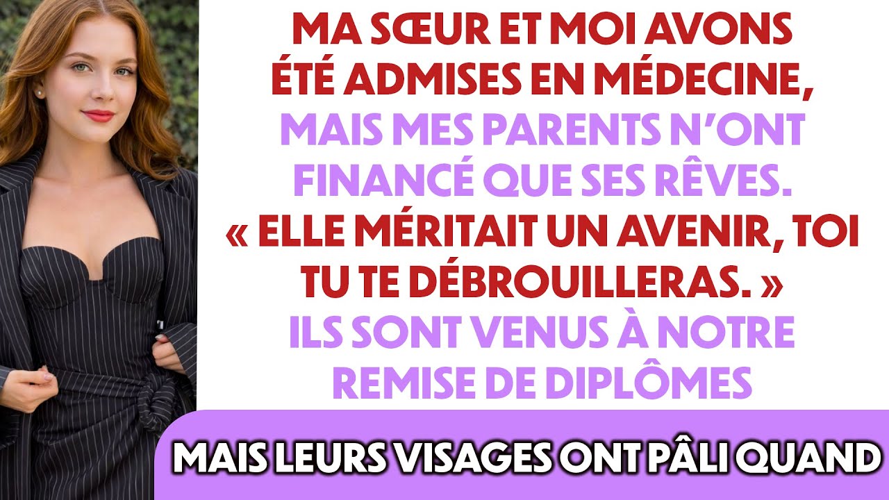 Mes parents ont payé les études de ma sœur, pas les miennes — à la remise, blêmi quand…