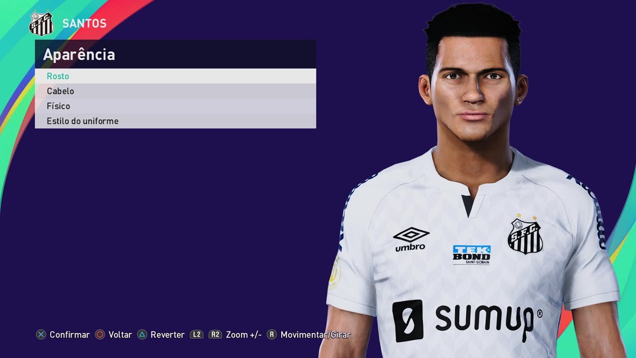 Robinho Jr PES 2021 - How to create | Como fazer