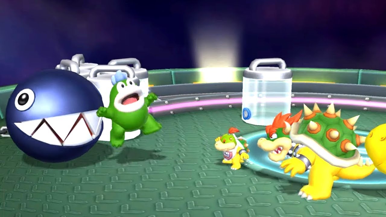 Mario Party 9 Magma Mine Boss Battle 4 Players (Mario vs Shy Guy vs Birdo vs Magikoopa)