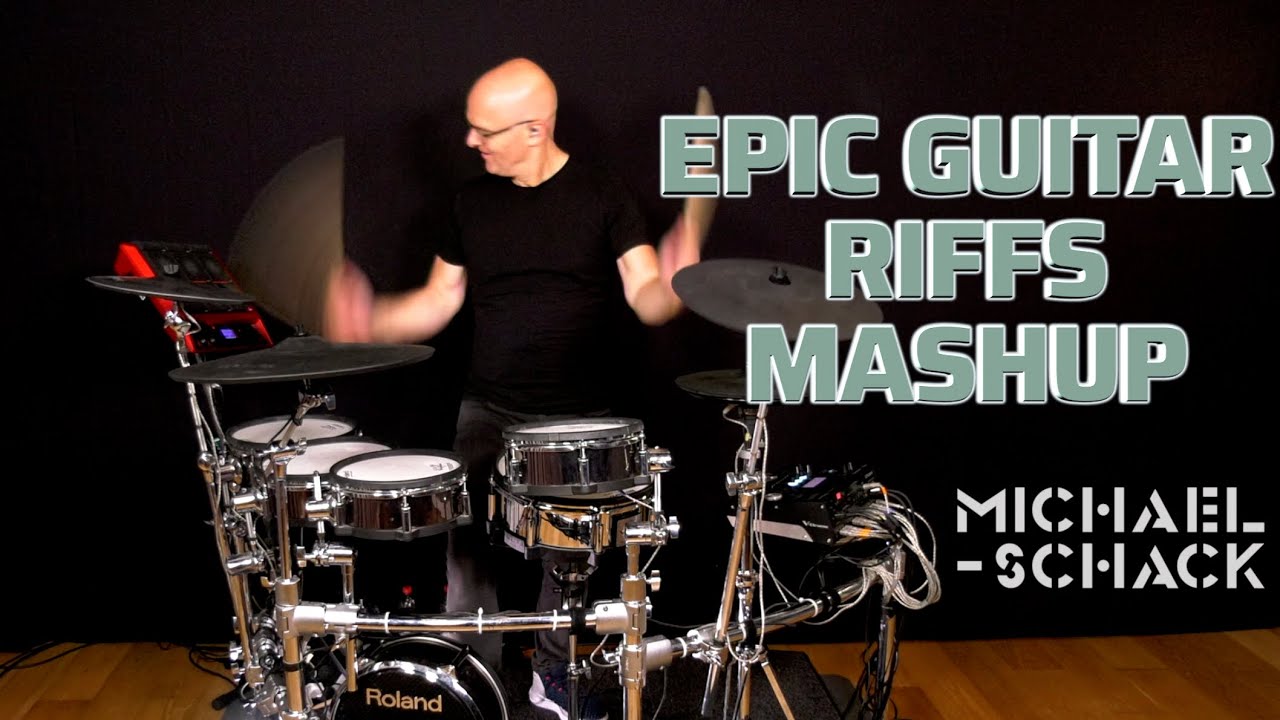 AC/DC, Lenny Kravitz, Prodigy, Deep Purple, Blur #Mashup w Michael Schack - [#ElectrifyYourDrumming]
