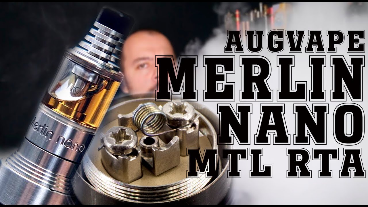 Merlin Nano MTL RTA by Augvape  | Детальный обзор