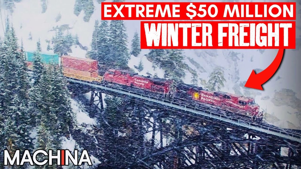 $50M Freight Train Battles Rocky Mountain Snowstorm | Rocky Mountain Railroad | EP1