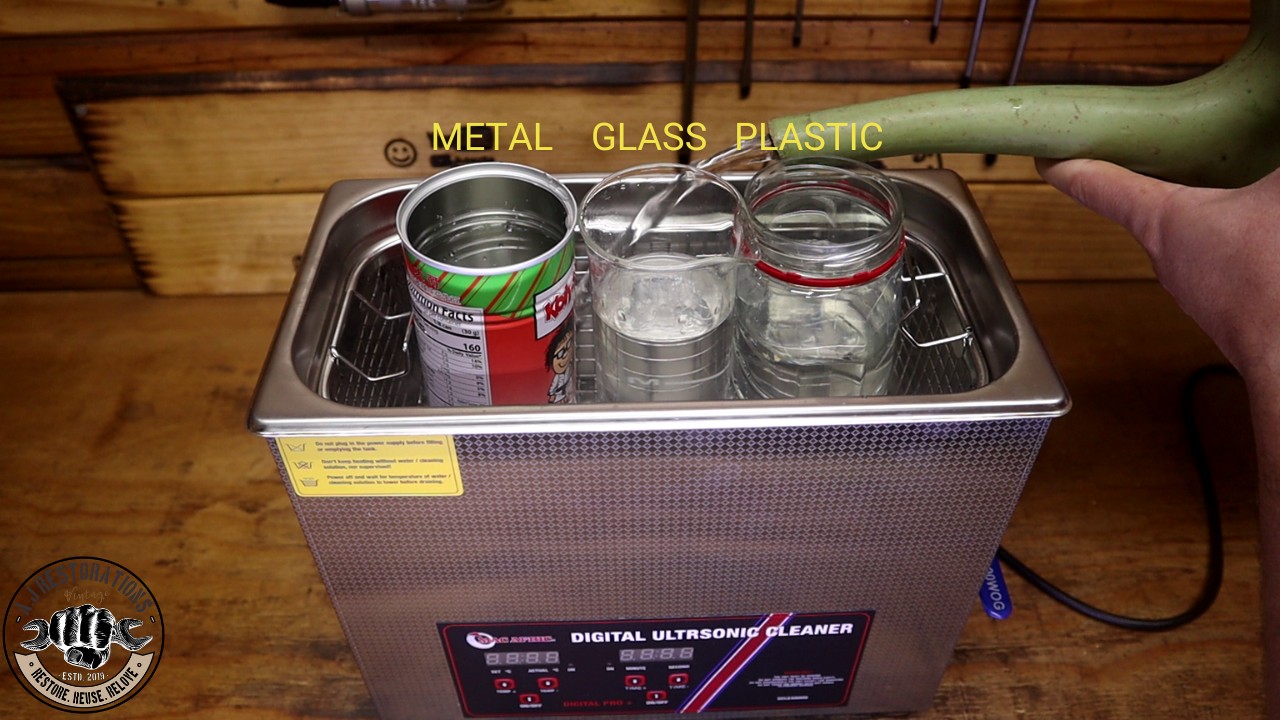 What type container is best to use in your ultrasonic cleaner? Lets find out.