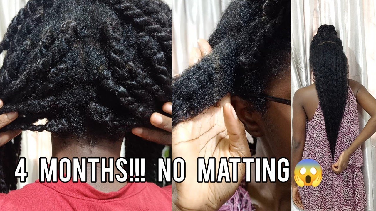 HOW I CARRY PROTECTIVE STYLES FOR 4 MONTHS WITHOUT MATTING // HOW TO PREVENT TANGLING 