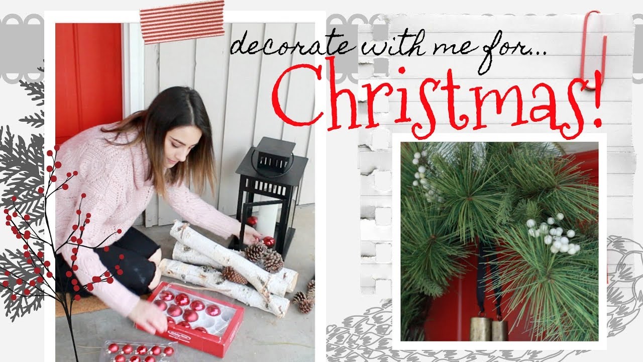 *NEW* DECORATE WITH ME FOR CHRISTMAS! christmas decorations ideas 2018