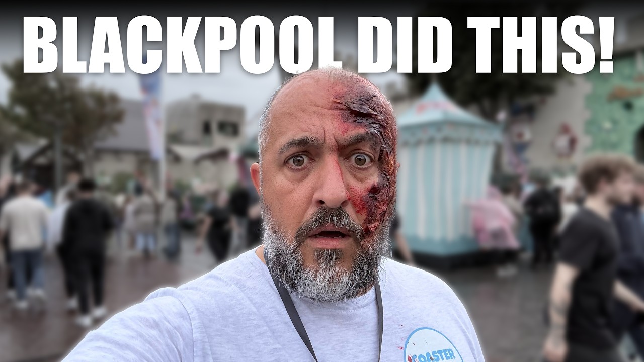 Я пытался пугать людей в Blackpool Pleasure Beach...
