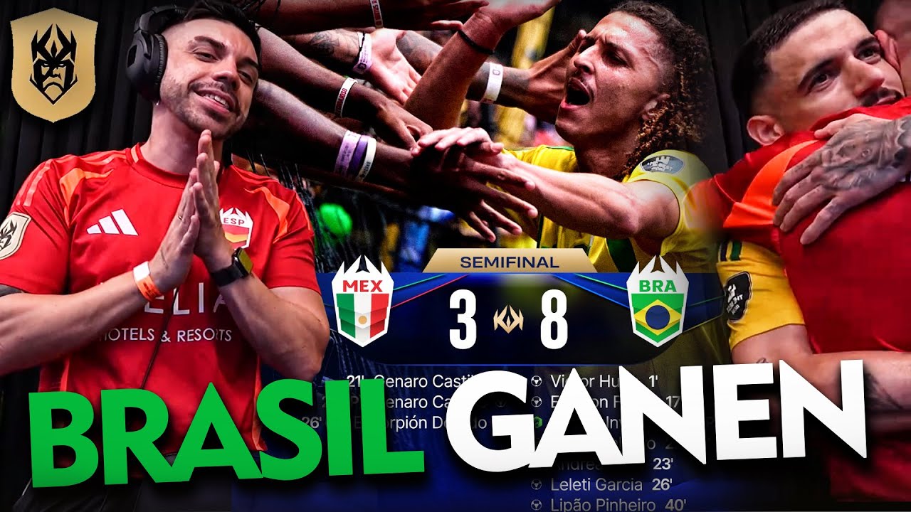 DJMARIIO reacciona al BRASIL vs MEXICO y su paso a LA GRAN FINAL | Kings World Cup Nations