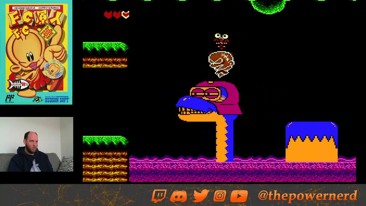 Bonk's Adventure / FC Genjin [NES/Famicom]- Full Game Playthrough