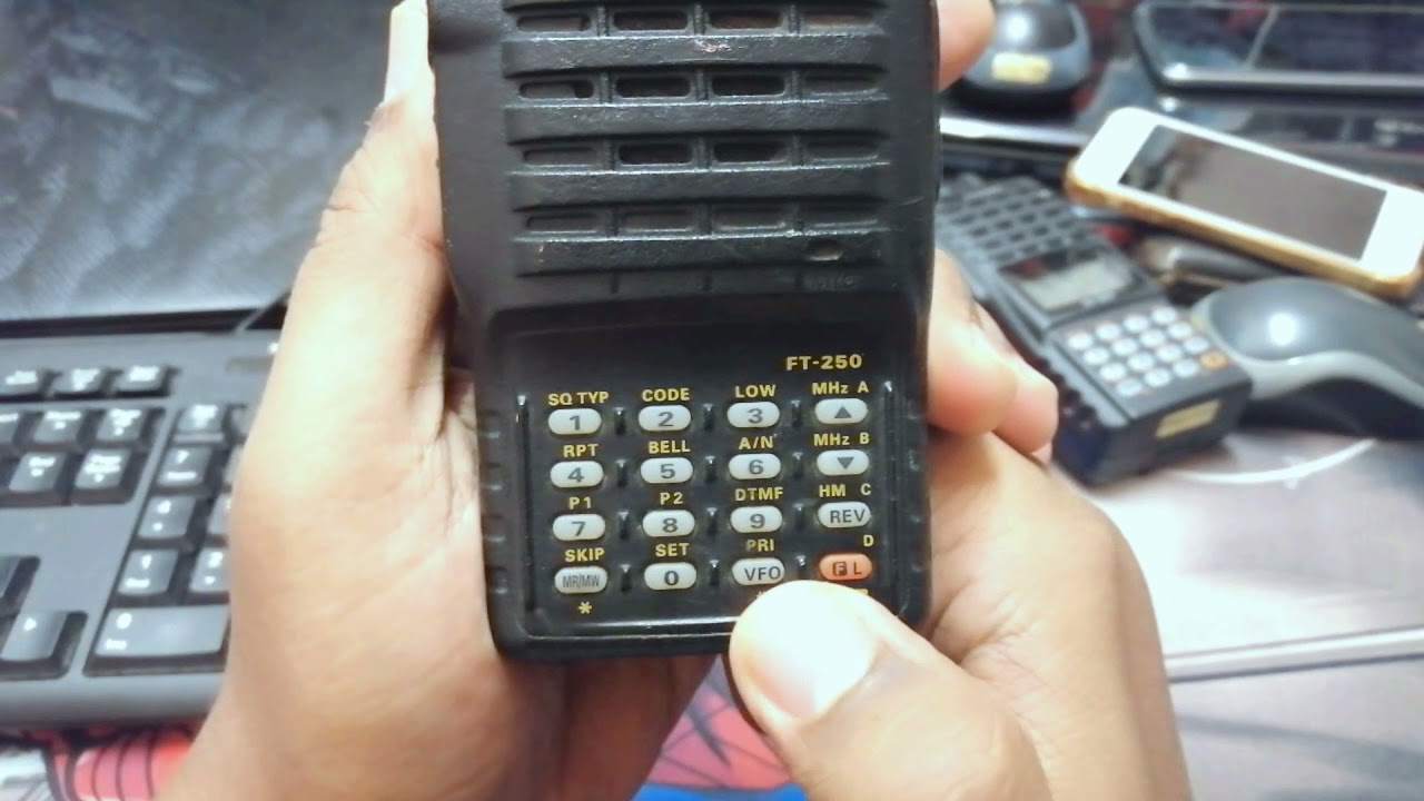 Ham Radio Walkie Talkie - Yaesu Ft250 Repeater Settings