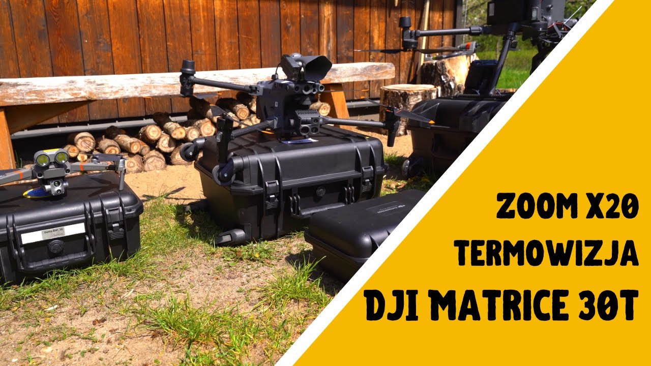 DJI Matrice 30T - z termowizją wśród ptaków
