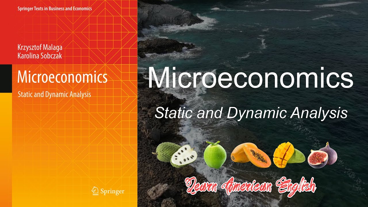 Microeconomics: Static and Dynamic Analysis | Learn American English | Reading & Listening skills ✅