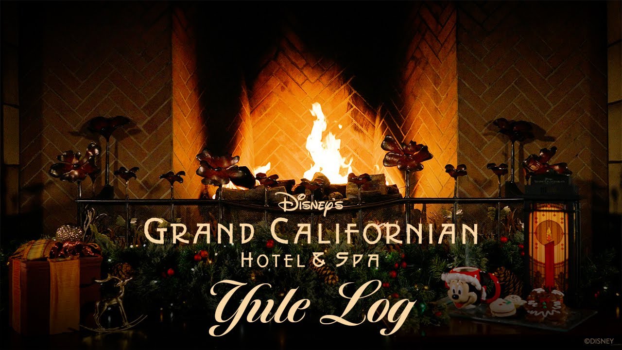 Disney's Grand Californian Yule Log | Disneyland Resort Holidays