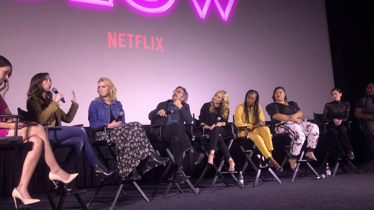 GLOW FYC q and a with Alison Brie and Betty Gilpin