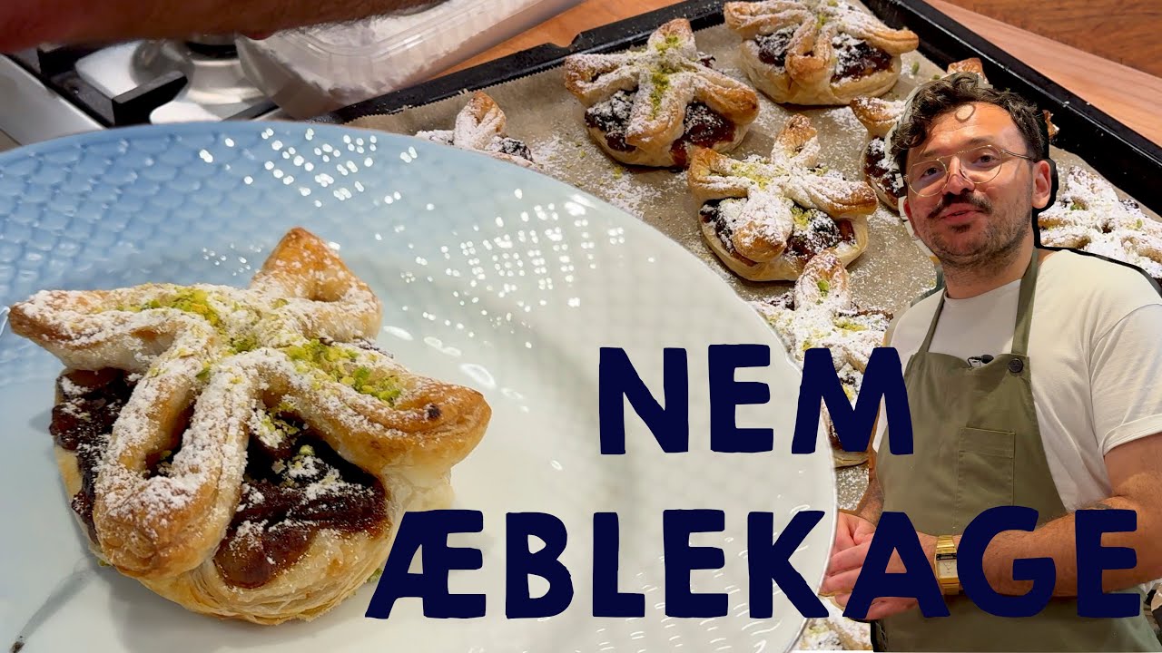 annonce NEM ÆBLEKAGE med butterdej