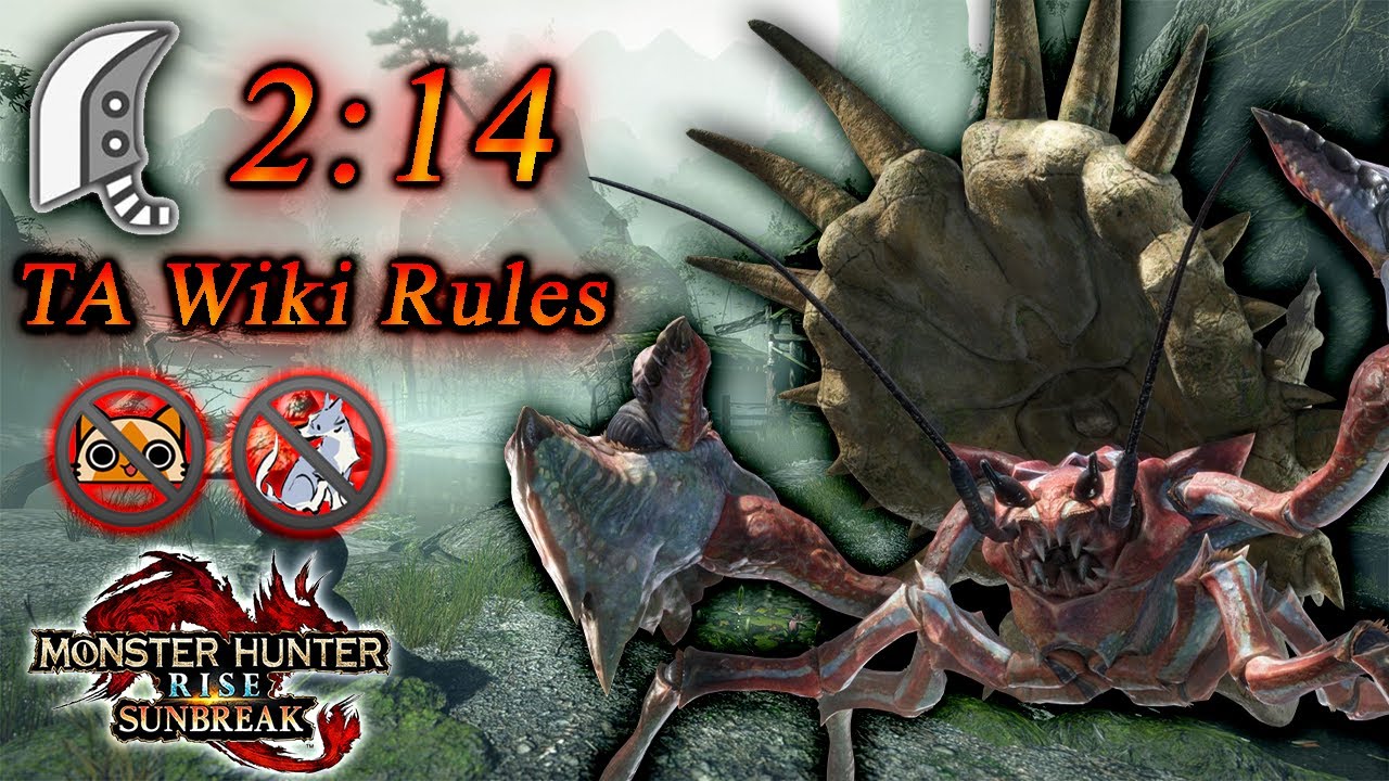 [MHR:SB Speedrun] Daimyo Hermitaur/ダイミョウザザミ  | TA Wiki Rules | 2:14 | GS/大剣 - Solo