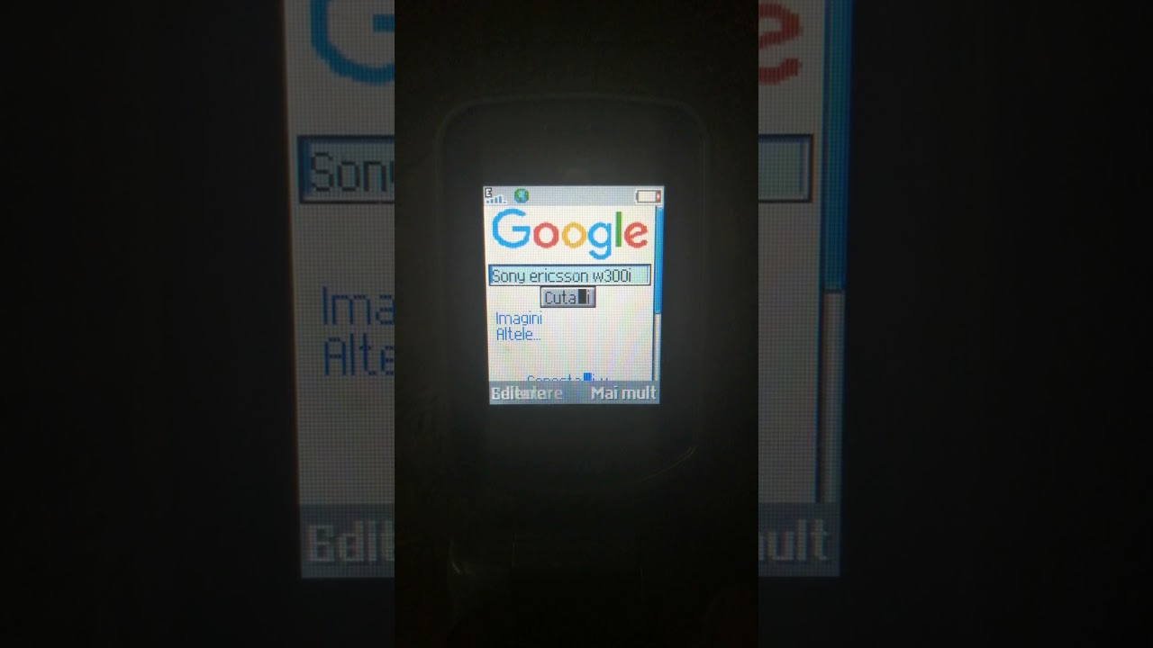 Sony Ericsson W300i - Web Browsing