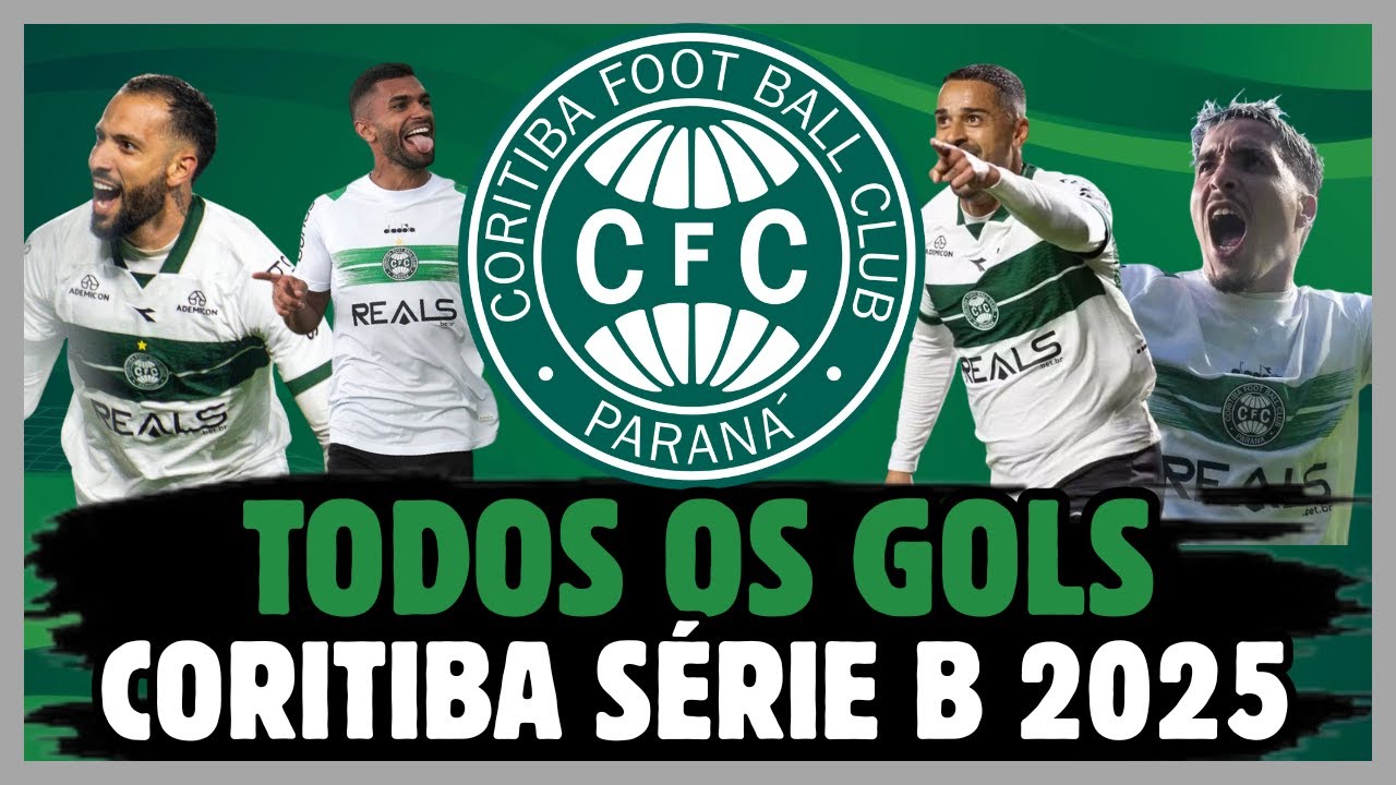 Todos os 39 gols do CAMPEÃO CORITIBA na Série B 2025