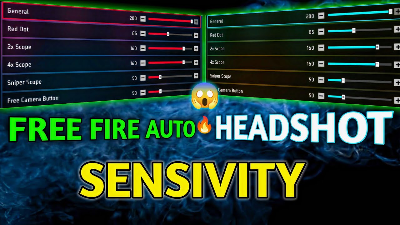 Free Fire Auto Headshot  Sensitivity 2026 🔥 100% Red Number Trick 