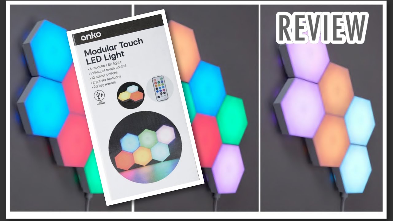 Modular Touch LED light Review | Kmart - Anko