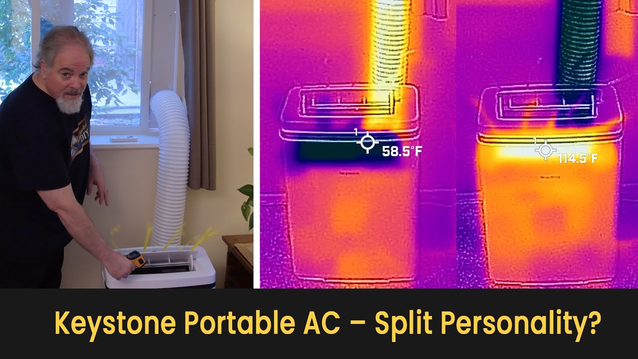 Keystone 4 in 1, 13,000 BTU Portable AC with Heat Pump