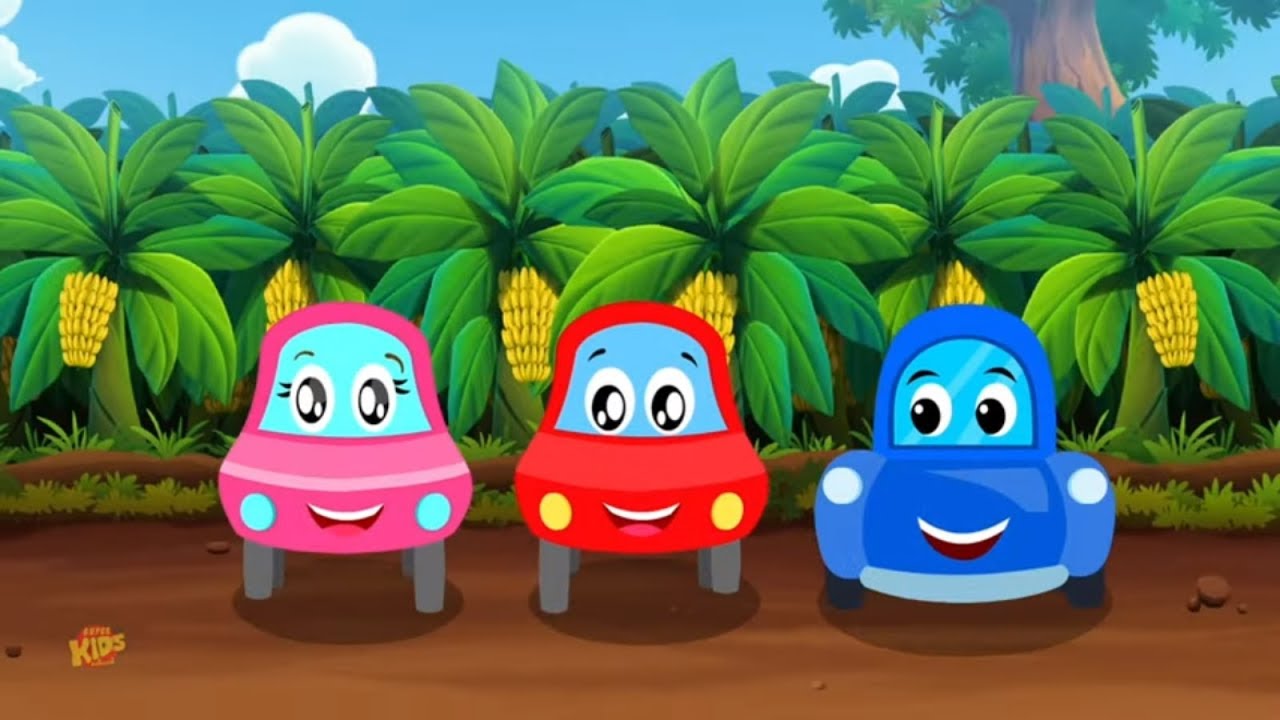 Fruits Love You | Little Red Car Video | Car Cartoons For Babies