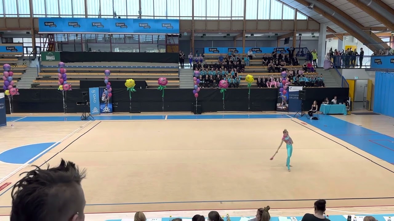 Alva Stenbäck, OVO Cup 14.5.2023, Rytmisen voimistelun esitys keilaohjelma