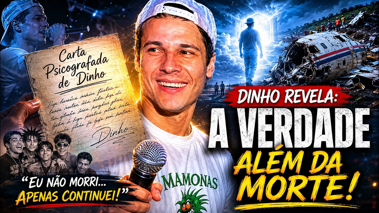 DINHO DO MAMONAS ASSASSINAS  ENVIA CARTA PSICOGRAFADA E FAZ REVELAÇÃO SOBRE O ACIDENTE AÉREO