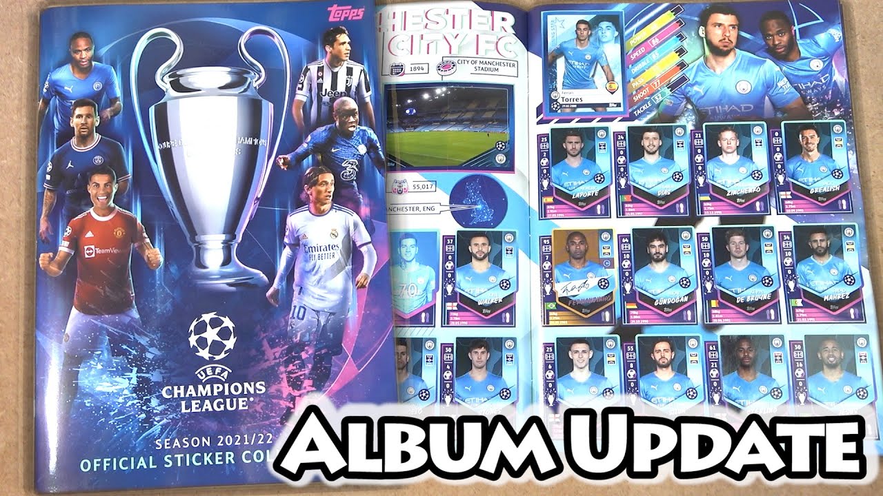 Topps Champions League 2021/22 Sticker Album Update | Our Collection So Far