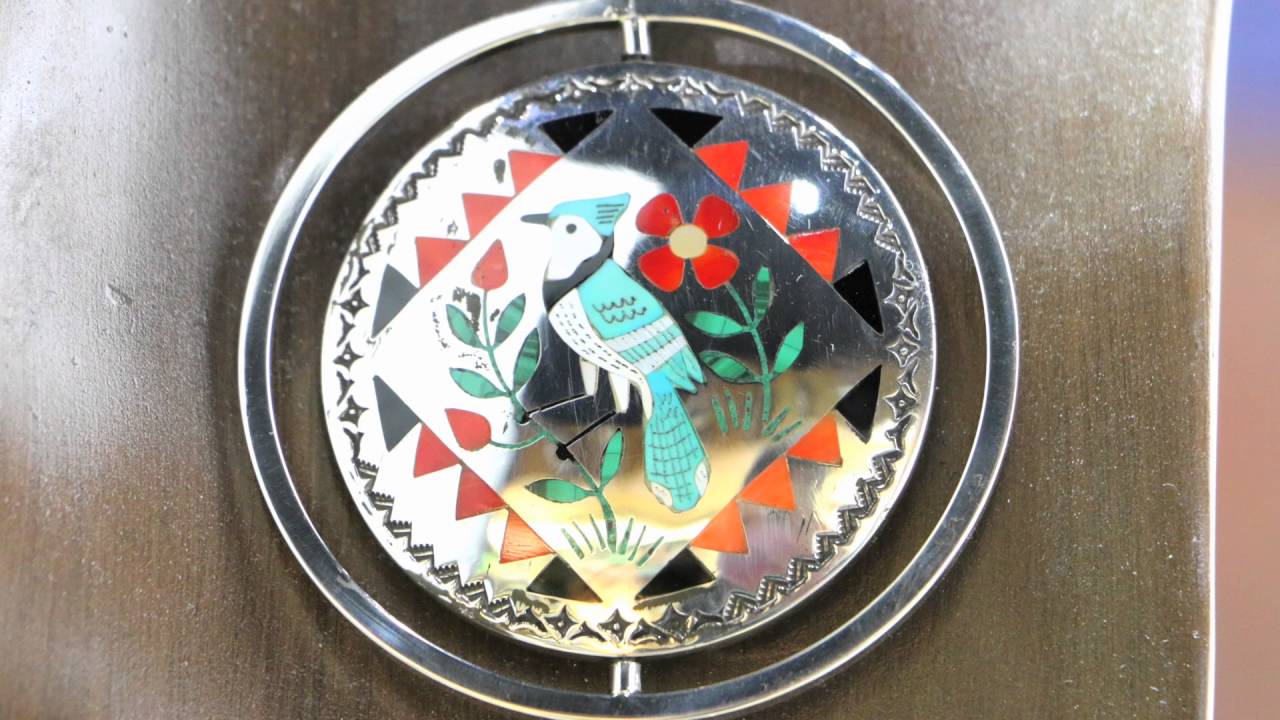 SSJ Zuni Inlay Spinner 9 12 16 1