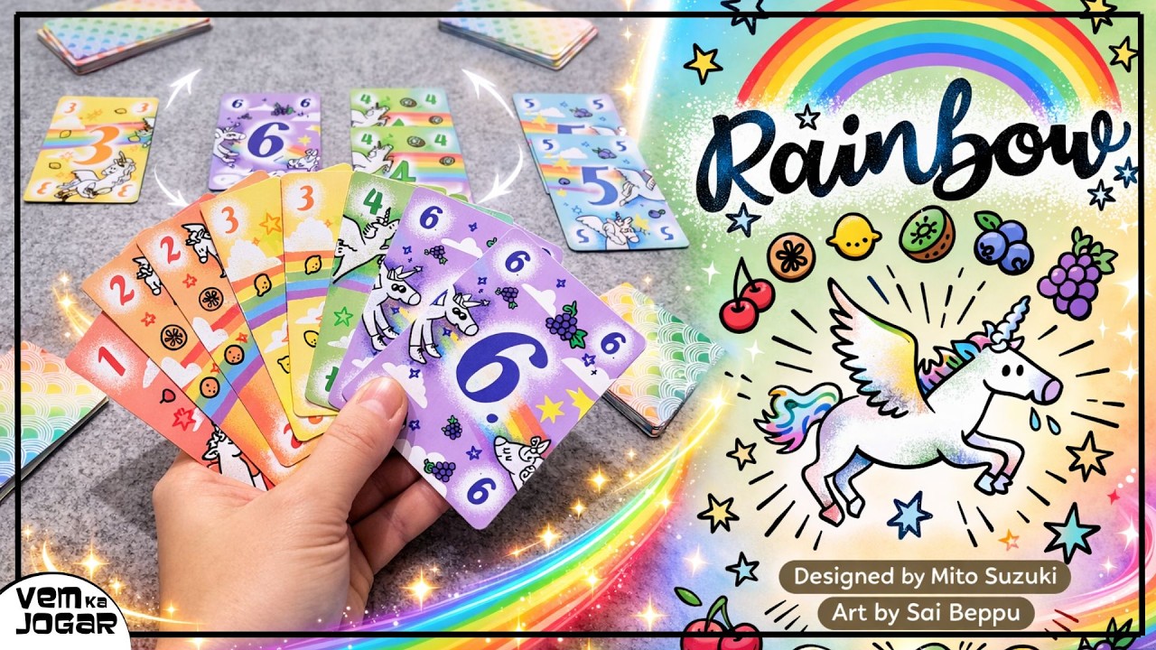 👉 RAINBOW: Regras COMPLETAS e detalhadas | Aprenda a jogar passo a passo 🌈