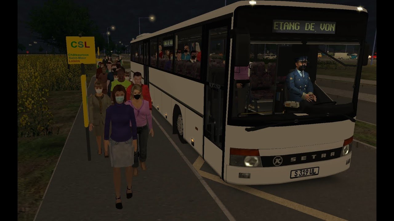 Omsi 2 - Horizon16 - Ligne CSL direction Etang de Von - Setra S319 UL