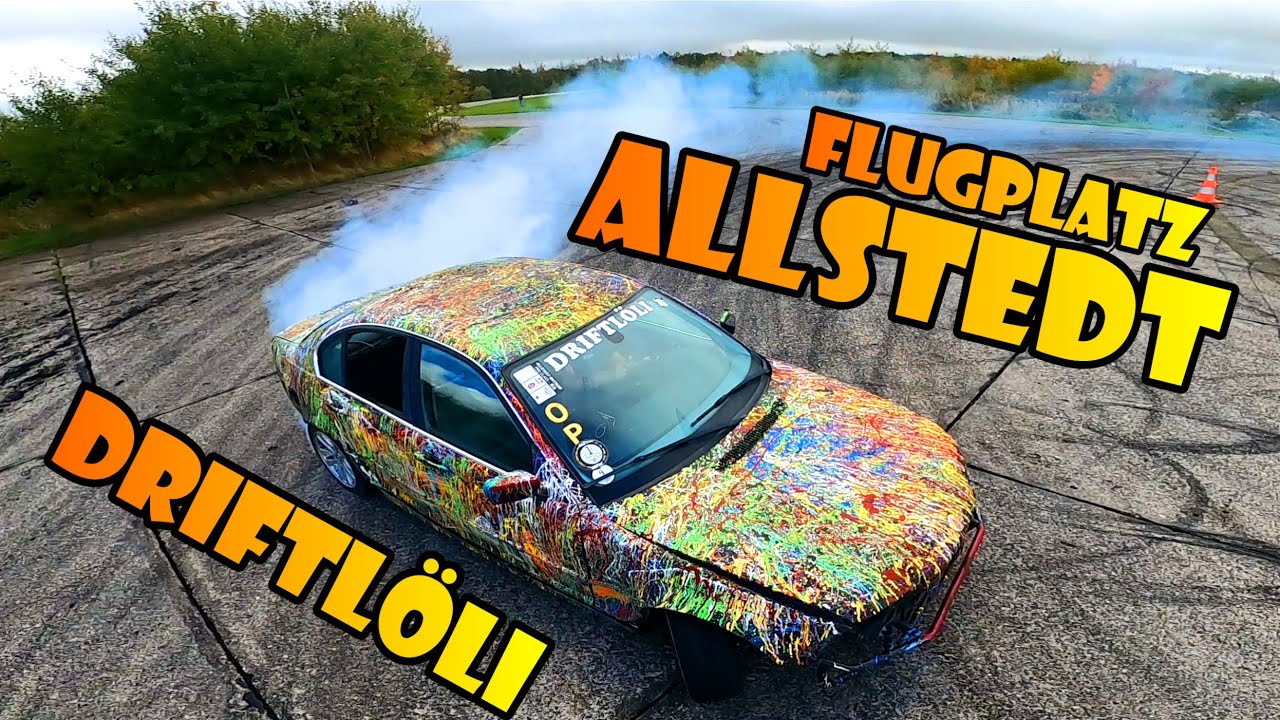 FPV - Driftcar chasing / Driftteam Driftlöli / Flugplatz Allstedt