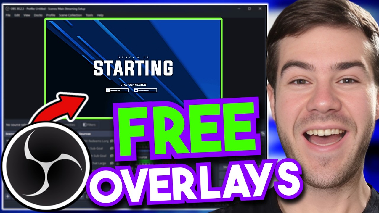 How To Setup Stream Overlays In OBS Studio (For Beginners 2026)