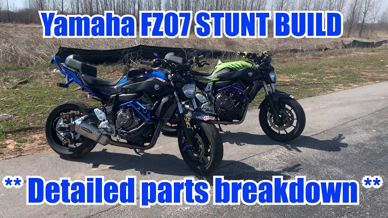Stunt bike build FZ07 MT07
