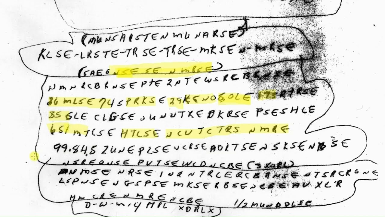 Ricky McCormick Cryptic Notes - Solved - Code cracked - Part 1