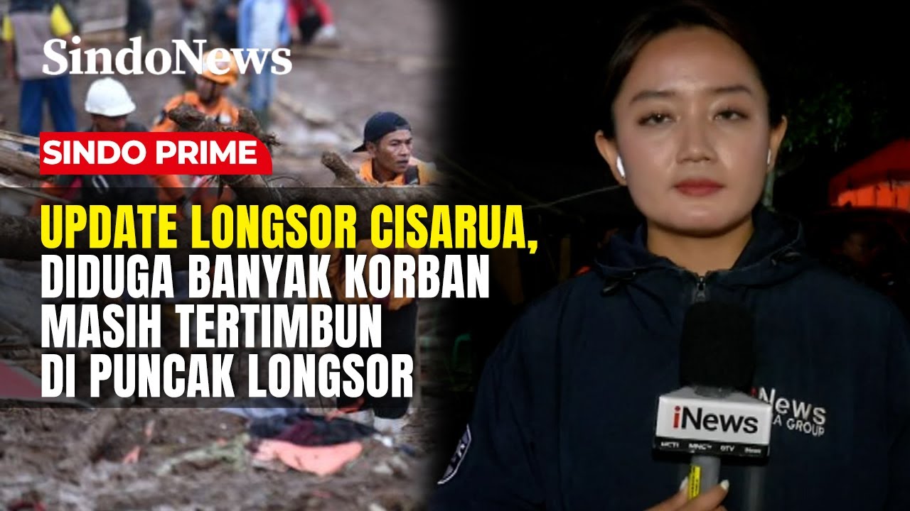 Update Longsor Cisarua, Diduga Banyak Korban Masih Tertimbun di Puncak Longsor | Sindo Prime | 30/01