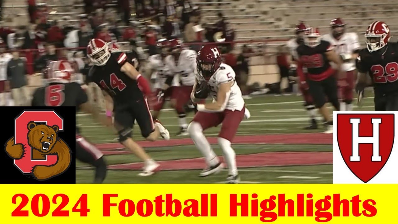 Harvard vs Cornell Football Game Highlights 10 11 2024