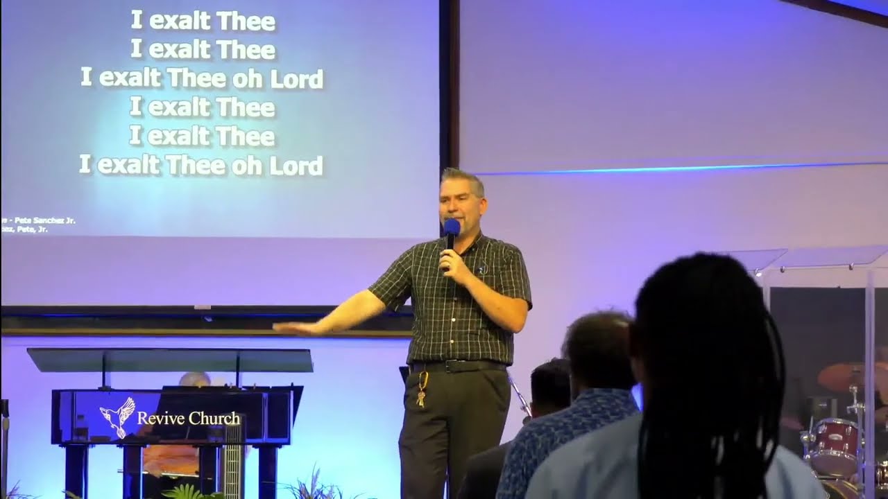 Pastor Stony preaching on A Letter from the Pastor's Heart