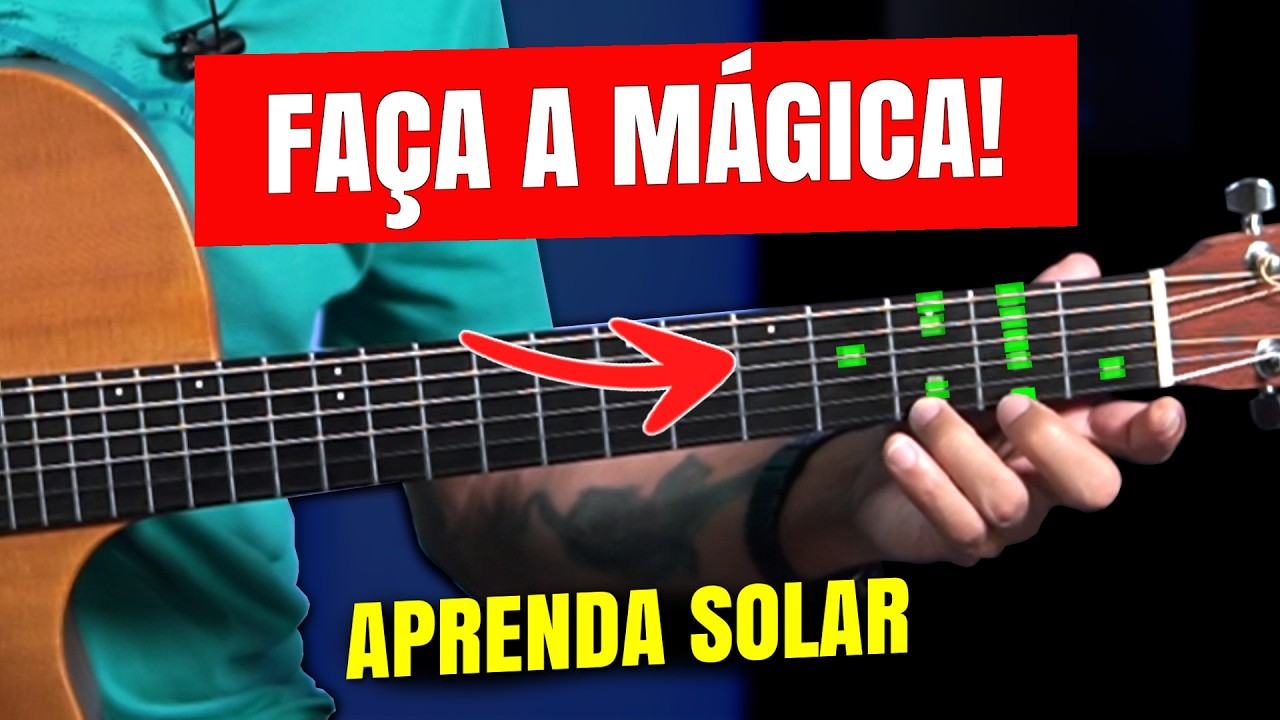 Como tocar SOLANDO em várias músicas usando apenas a escala de SOL MAIOR - Prof. Sidimar Antunes
