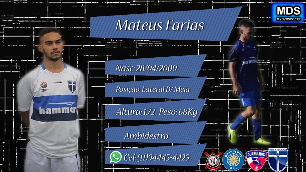 Mateus Farias - Lateral D e Meia - 2000