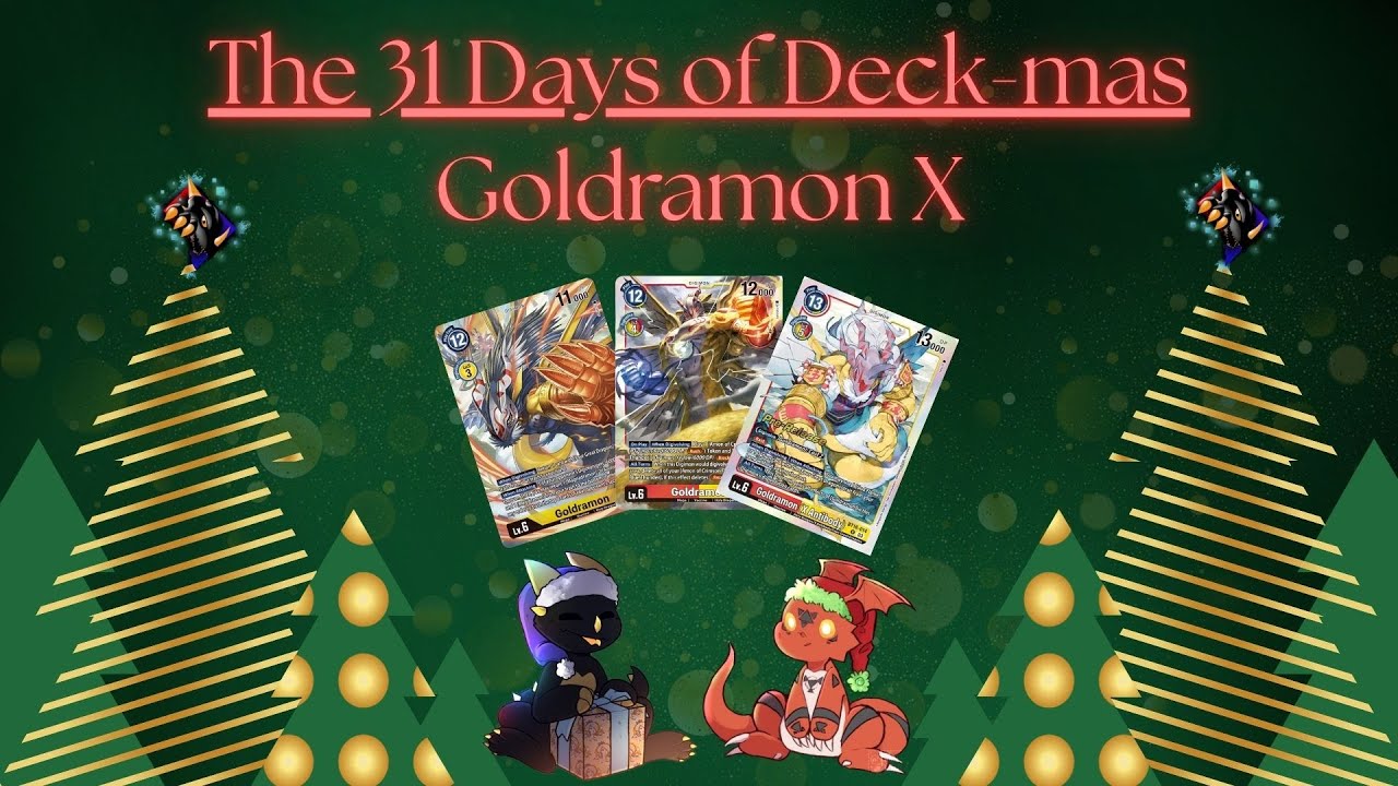 [Digimon TCG] Голдрамон (X антитело) | 31 день Deckmas 2025