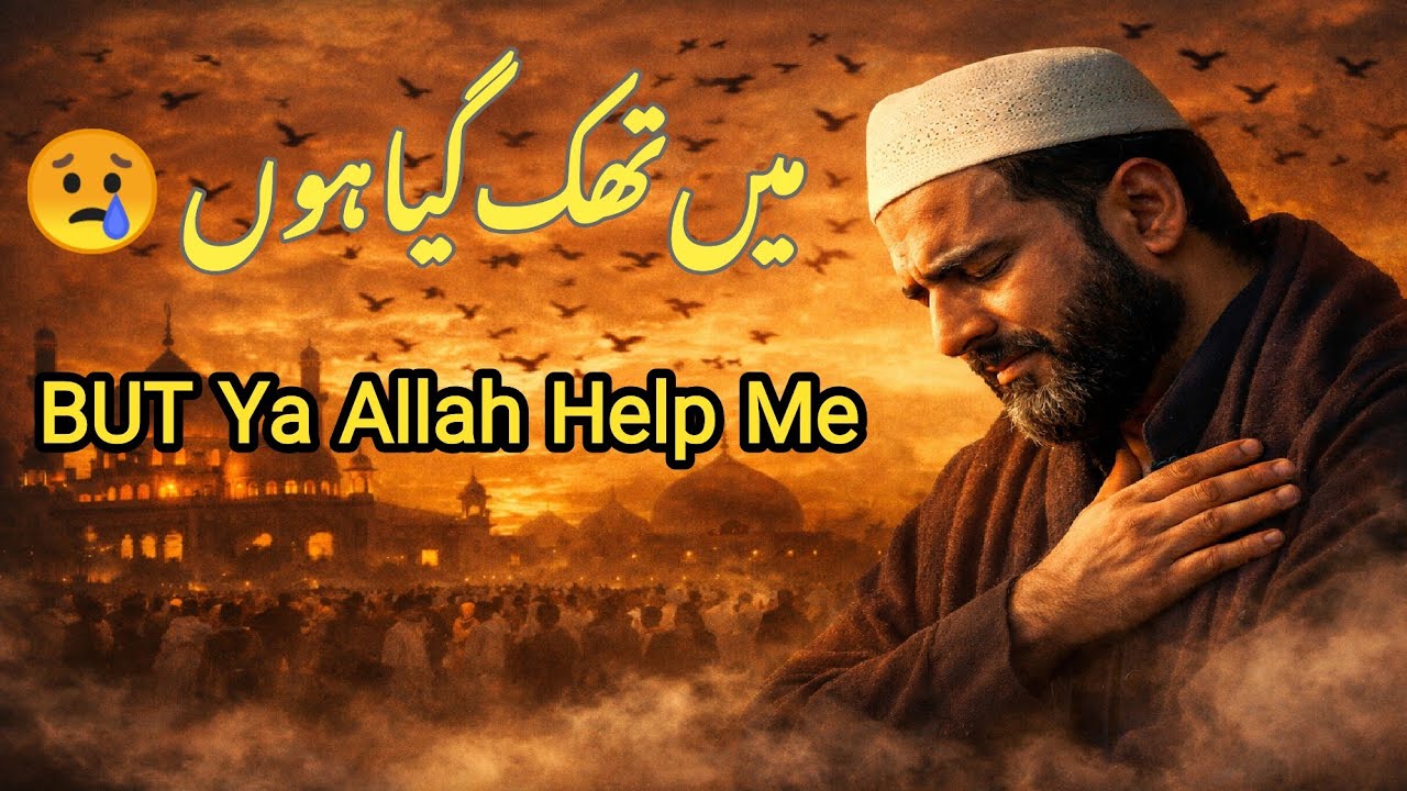 تھک گیا ہوں مولا 😢 | Heart Touching Sufi Kalam | Emotional Nasheed | 2026 Viral