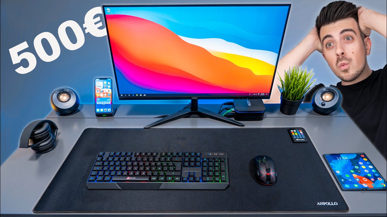 Montei um SETUP DE SONHO com 500€ !! (Tudo incluído)