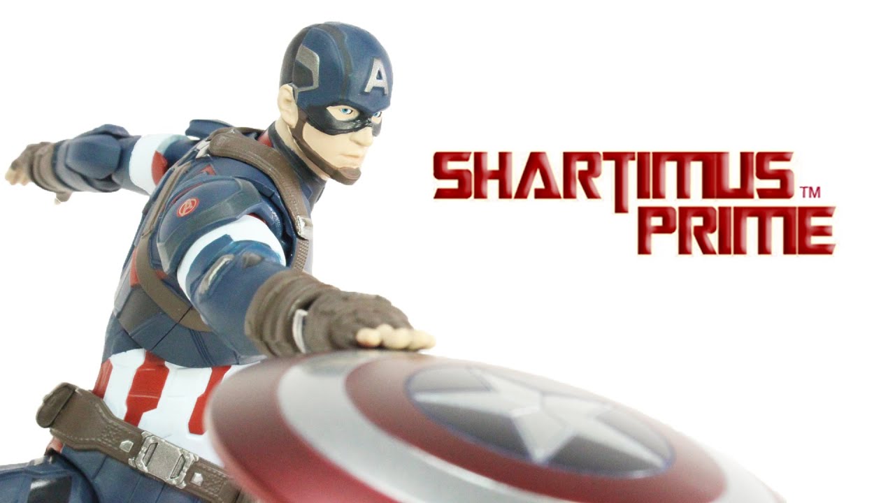 SH Figuarts Captain America Avengers Age of Ultron Movie Bandai Tamashii Nations Figure Review