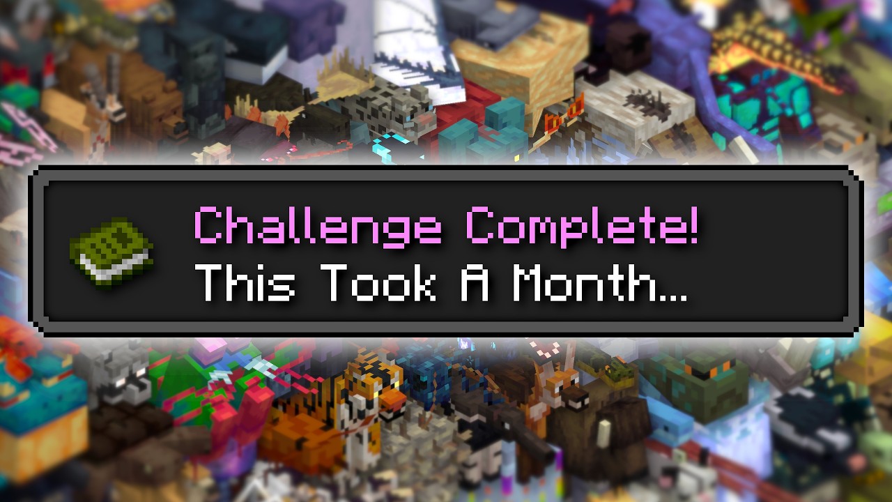 I Completed All 106 Advancements In Alex’s Mobs