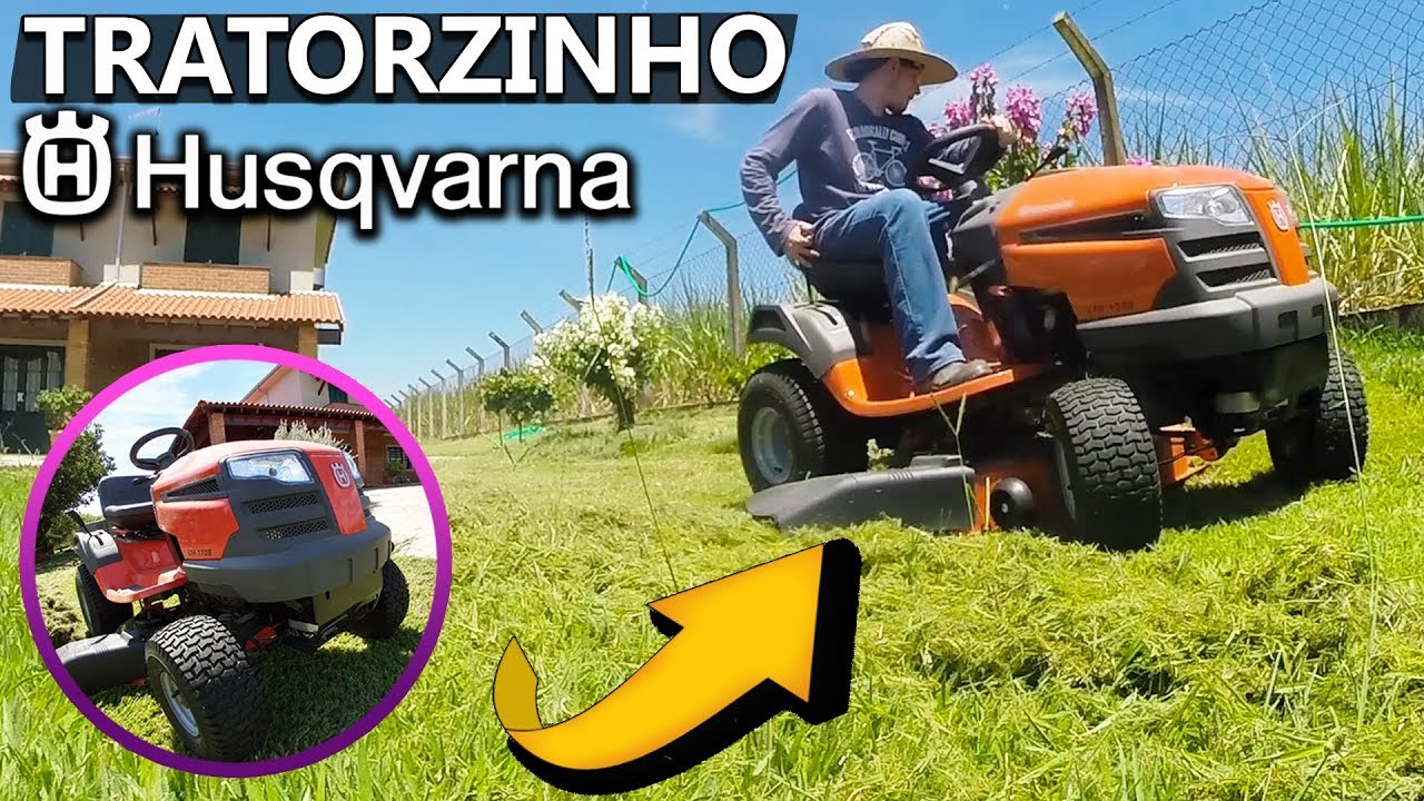 TRATOR CORTADOR DE GRAMA HUSQVARNA LTH 1738