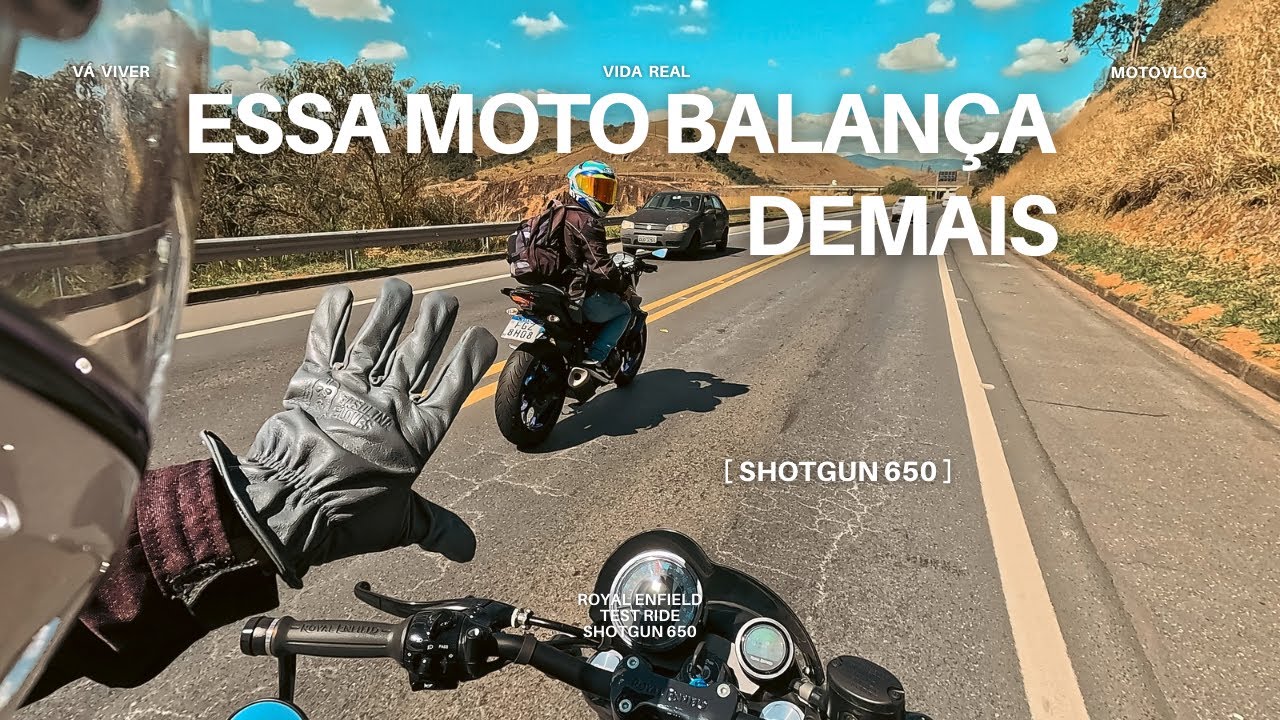 TESTANDO ROYAL ENFIELD SHOTGUN 650